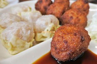 名物のシュウマイを単品で追加！絶品の肉だんご定食ランチ「一芳亭（いっぽうてい）」大阪メトロなんば駅