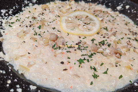 クリがアクセント！ズワイガニとレモンクリームのリゾット「俺のフレンチ 梅田」大阪メトロ梅田駅